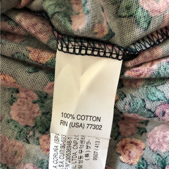 Zara Trafaluc Rose Print Pocket Mini Skirt Size M - Picture 7 of 9